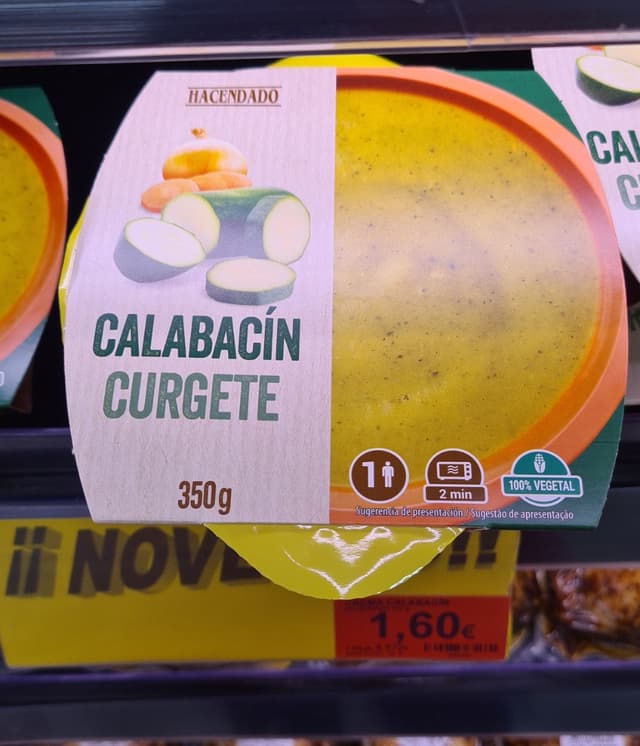 Crema de calabacin Crema de calabacin